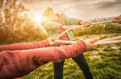 Symbolbild für Teamwork und gemeinsames Wirken